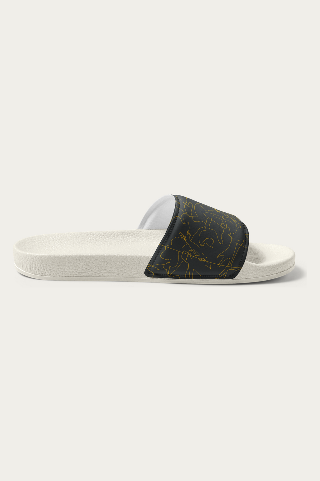 Slides, White by Andre Blunt, inner side, on a Cloud White ground