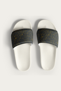 Slides, White by Andre Blunt, shown on a Cloud White ground