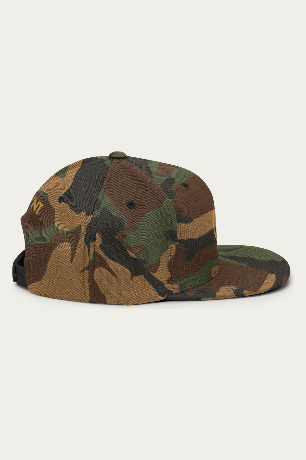 Snapback Hat, Green Camo, right