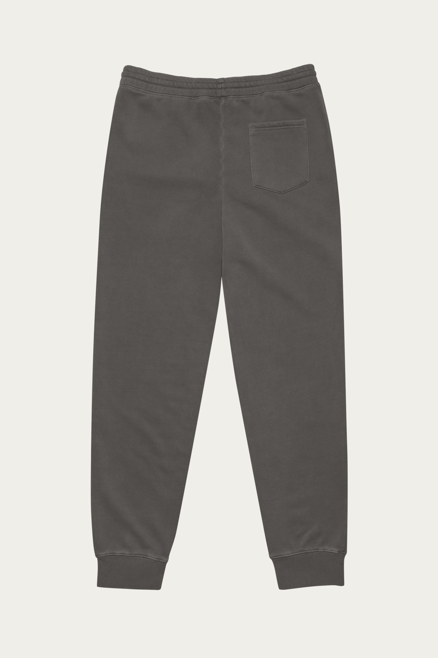 Andre Blunt pigment-dyed sweatpants in black, back