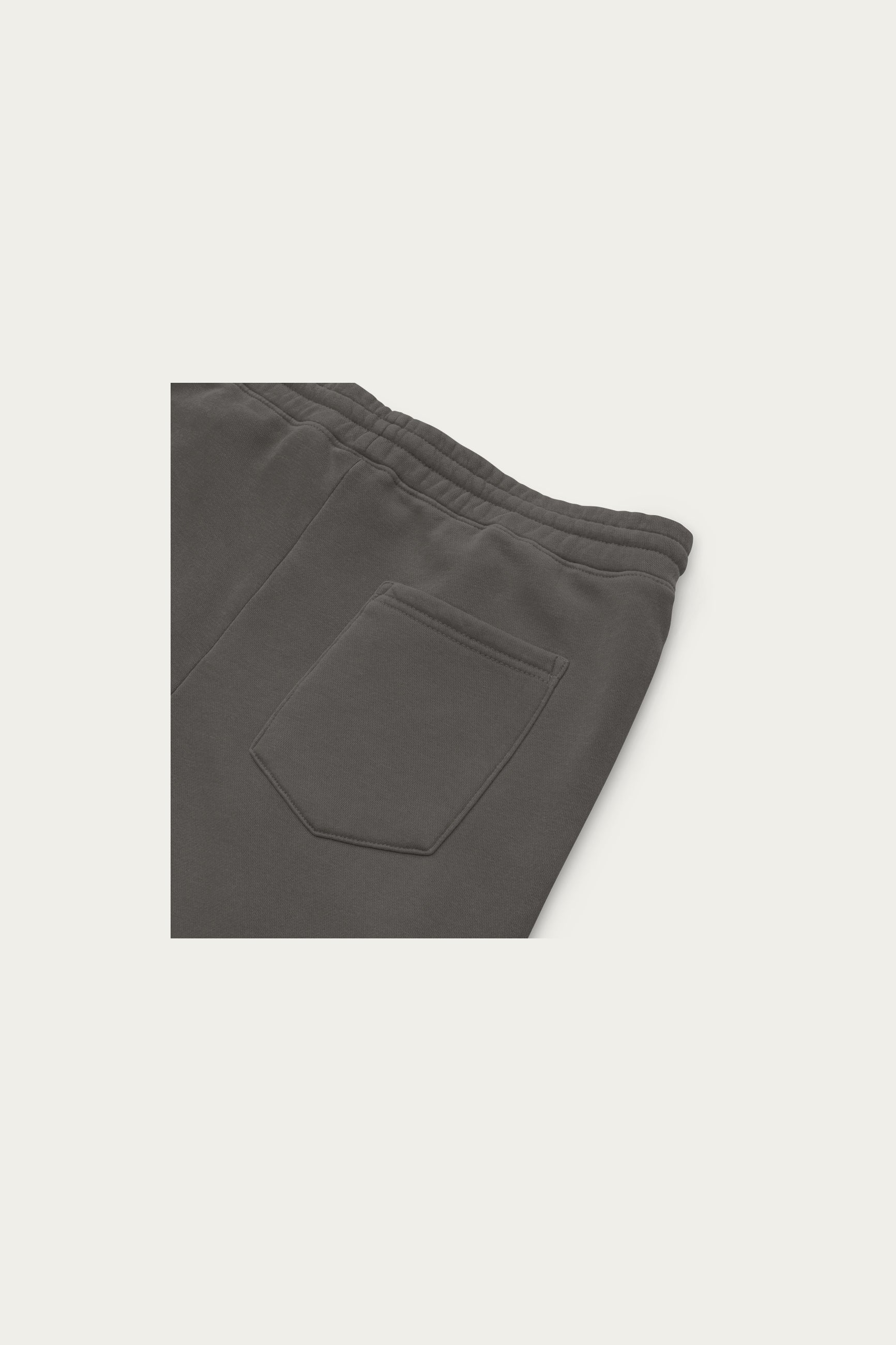 Andre Blunt pigment-dyed sweatpants in black, detail