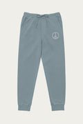 Andre Blunt pigment-dyed sweatpants in slate blue