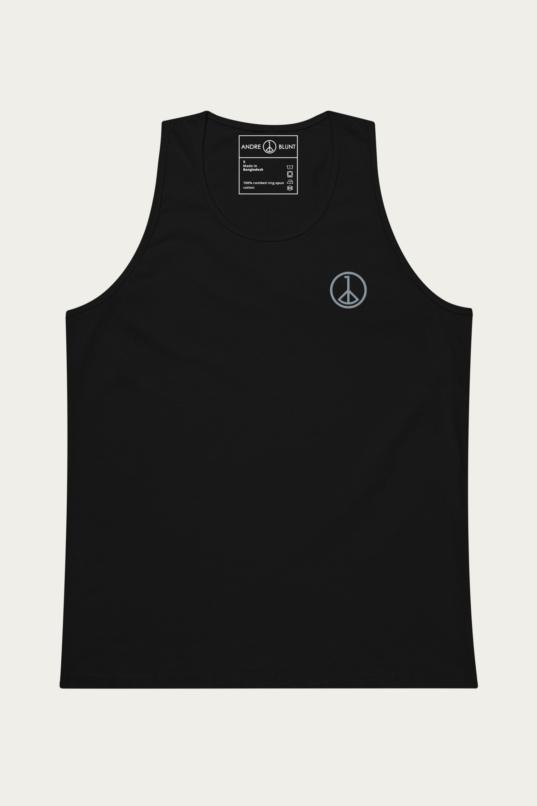 Andre Blunt premium tank top in black