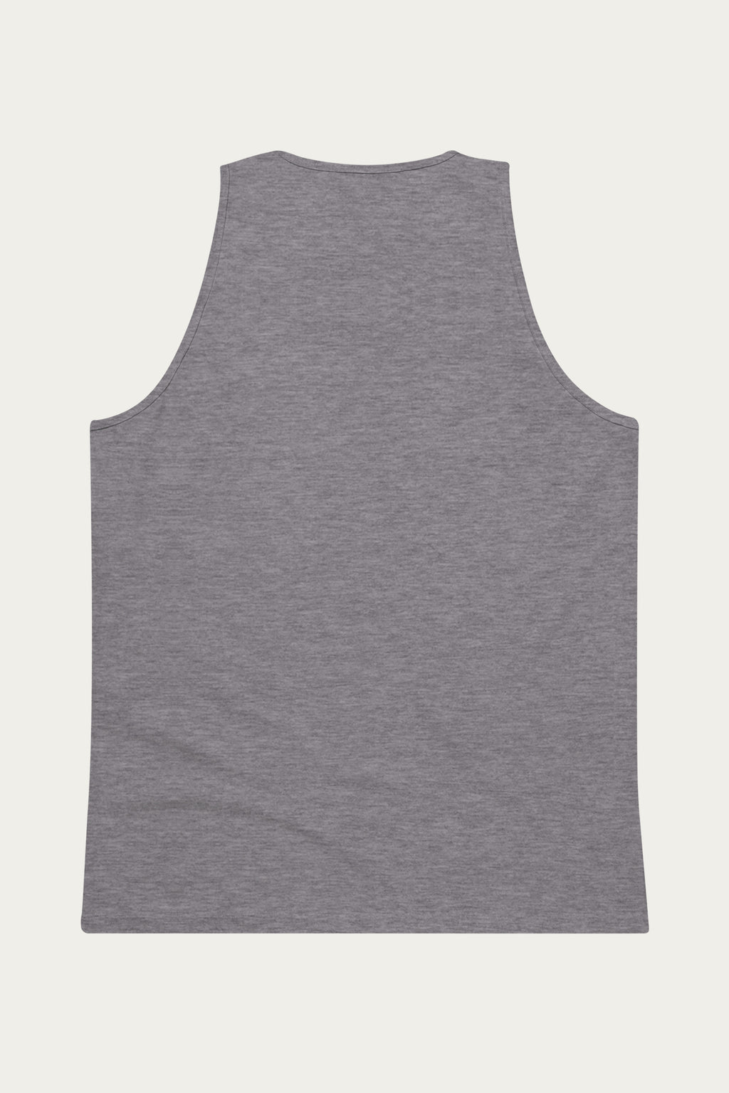 Andre Blunt tank top in grey, back