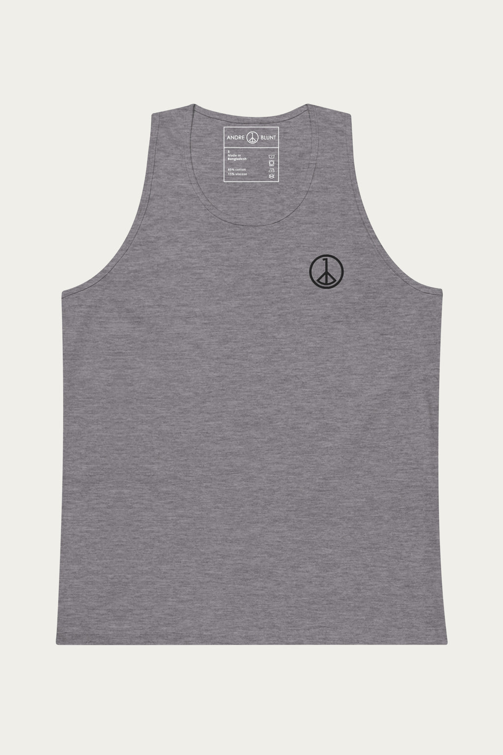 Andre Blunt premium tank top in athletic heather