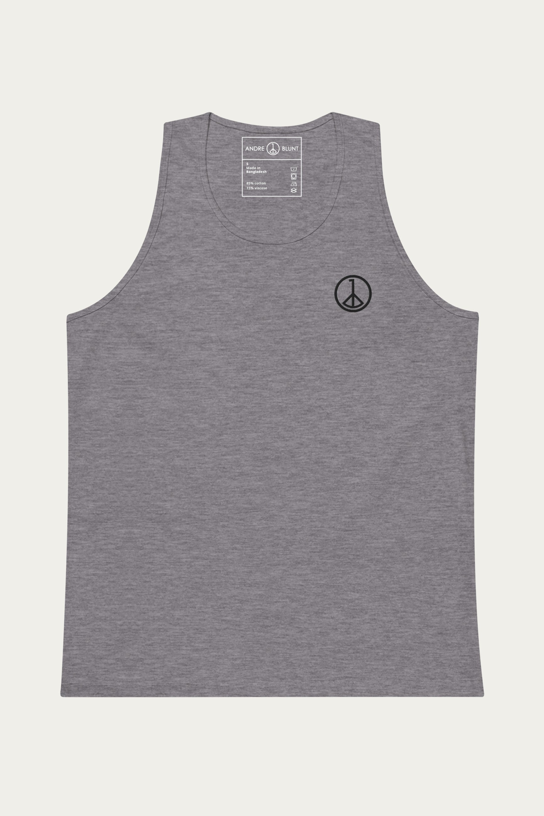 Andre Blunt premium tank top in athletic heather