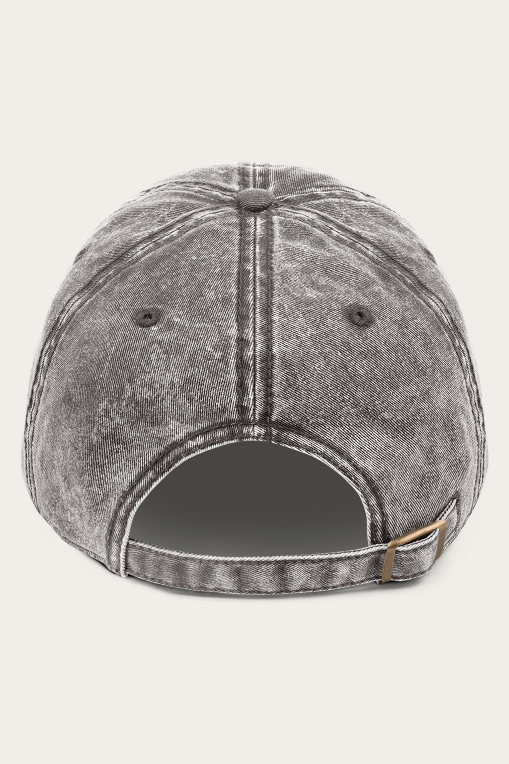Vintage Cap, Charcoal by Andre Blunt, from the back, on a Cloud White ground