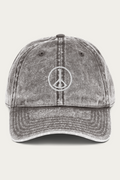 Vintage Cap, Charcoal by Andre Blunt, shown on a Cloud White ground