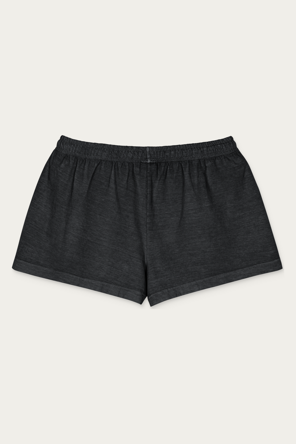 Women's Garment-Dyed Shorts, Washed Black, back